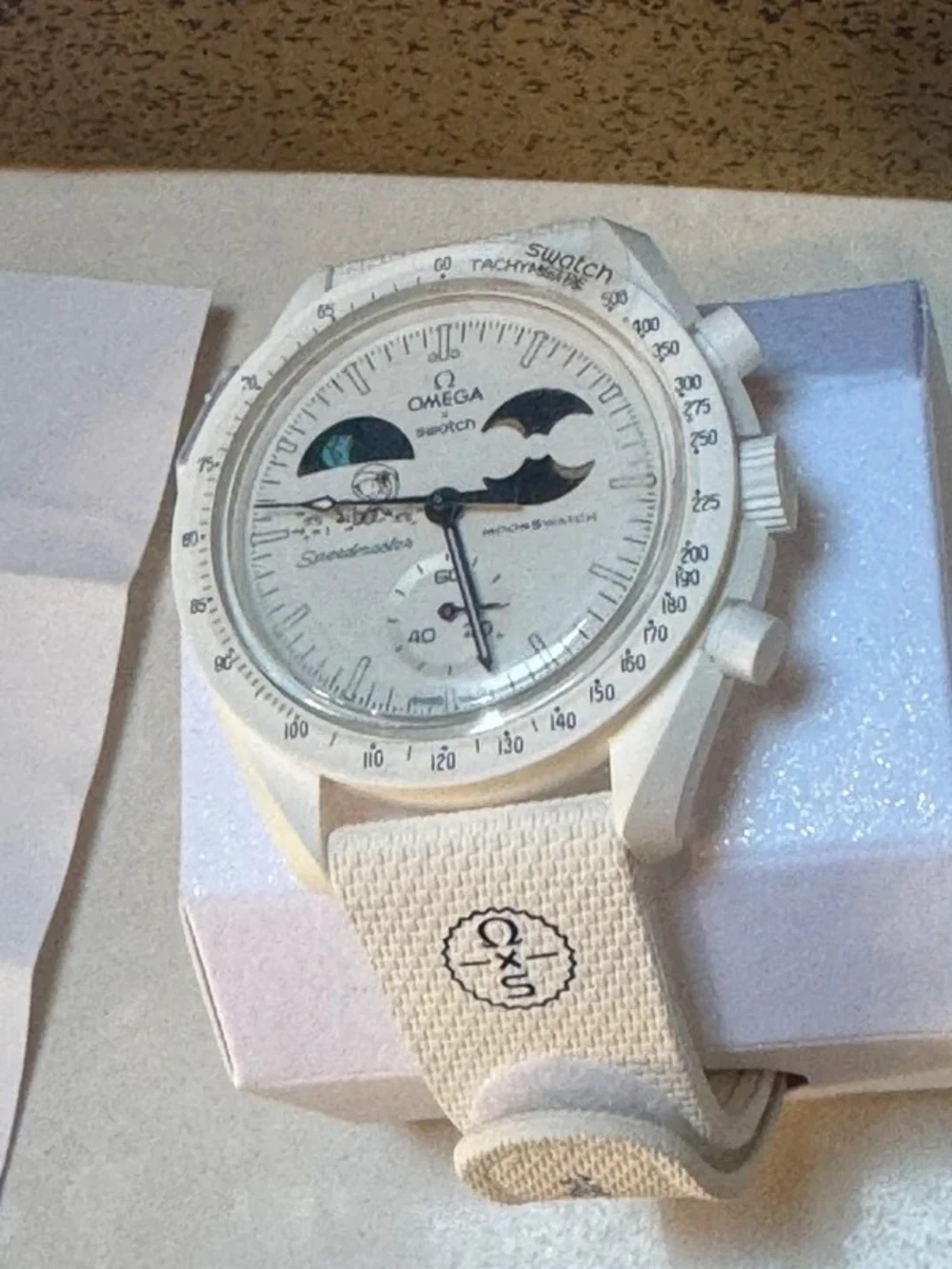 Omega x Swatch MoonSwatch Mission to EarthPhase Moonshine Gold
